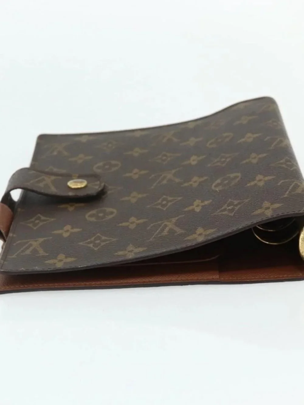 LOUIS VUITTON Monogram Agenda GM Day Planner Cover R20006 LV Auth 179778A